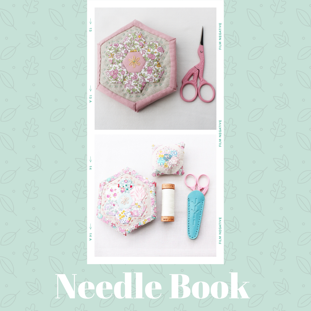 hexagon needle book